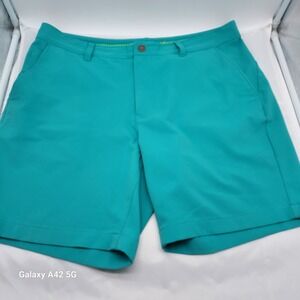 Bonobos Golf Mens Shorts Teal Green Performance Stretch 35x8 GWB00021D-1087B
